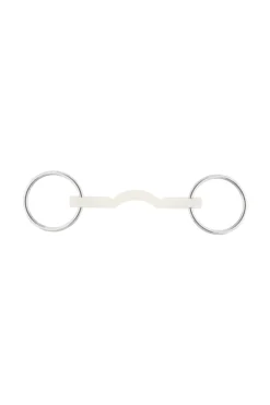 New sprenger Nathe mullen mouth bitt, 15mm, myk, med port (70mm ring) Ikkespesifisert