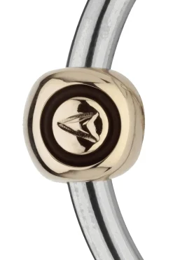 Best sprenger Novocontact Muffebitt 14 mm dobbeltleddet Sensogan med D-formede ringer silver