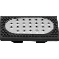 New sprenger stigbøyleinnlegg i metall, 12 cm, for 44289 Black/Silver