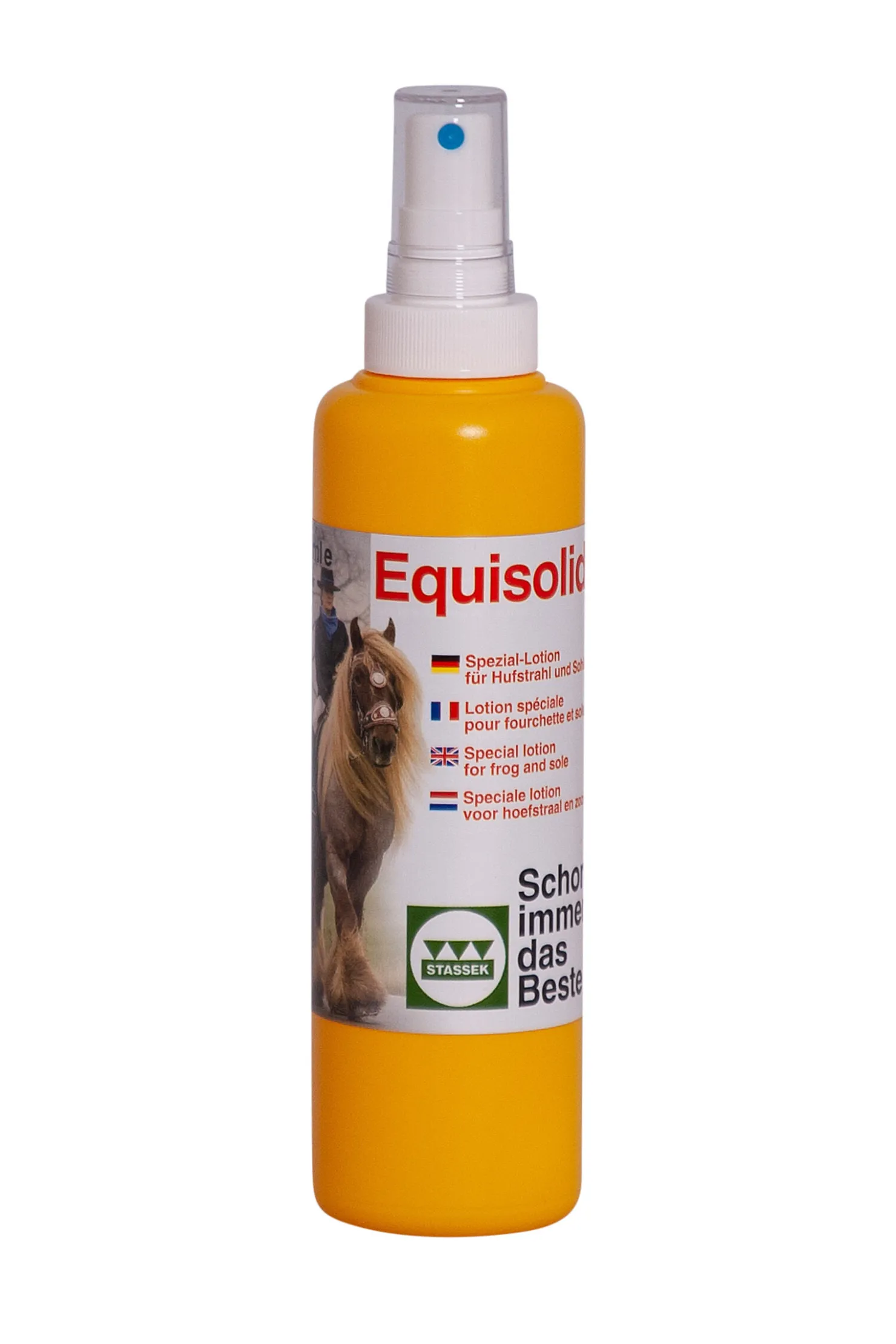 Hot stassek Equisolid Fuktighetskrem til Stråle og Såle med spray, 250 ml Yellow/Brown