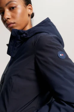 Discount tommyhilfigerequestrian Tommy Hilfiger Equestrian London Vinterridejakke for kvinner DesertSky