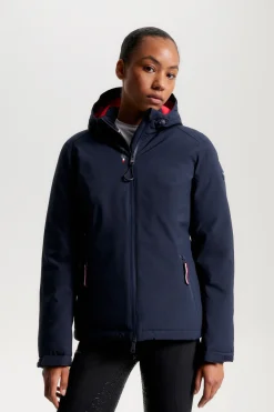 Discount tommyhilfigerequestrian Tommy Hilfiger Equestrian London Vinterridejakke for kvinner DesertSky