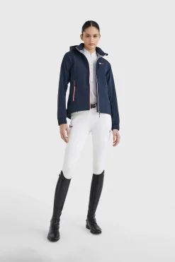 Best tommyhilfigerequestrian Tommy Hilfiger Equestrians Unicolor regnajakke, dame DB/AB