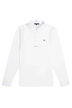 New tommyhilfigerequestrian Tommy Hilfiger Equestrian Columbus stevneskjorte for menn OpticWhite