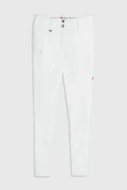 Best tommyhilfigerequestrian Tommy Hilfiger Equestrian Pro ridebukse med full grep for kvinner WH/AB