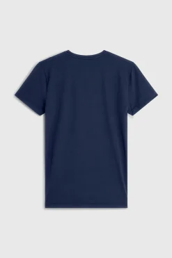 Clearance tommyhilfigerequestrian Tommy Hilfiger Equestrian Crest Rhinestone Performance t-skjorte til dame DESERTSKY