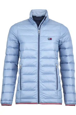 New tommyhilfigerequestrian Tommy Hilfiger Equestrian lett damejakke med Re-Down MoonlightBlue