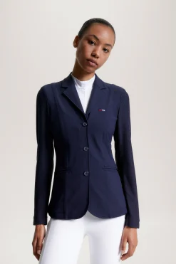 tommyhilfigerequestrian Tommy Hilfiger Equestrian Miami Mesh Showjakke DesertSky