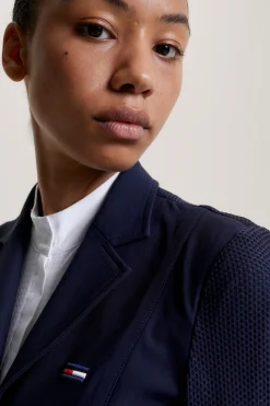 tommyhilfigerequestrian Tommy Hilfiger Equestrian Miami Mesh Showjakke DesertSky