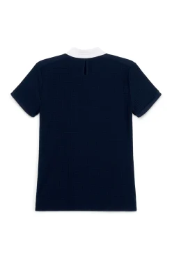 tommyhilfigerequestrian Tommy Hilfiger Equestrian Chelsea Avkjølende Polo-skjorte med korte ermer og logo DesertSky