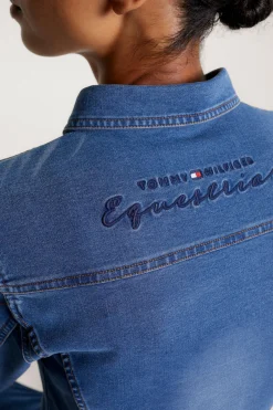 Best tommyhilfigerequestrian Tommy Hilfiger Equestrian Woodside Stretch Denim skjorte Heritage