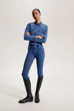 Best tommyhilfigerequestrian Tommy Hilfiger Equestrian Woodside Stretch Denim skjorte Heritage