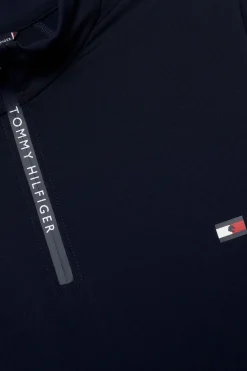 Sale tommyhilfigerequestrian Tommy Hilfiger Equestrian 1/4 Zip Termoskjorte for menn DesertSky