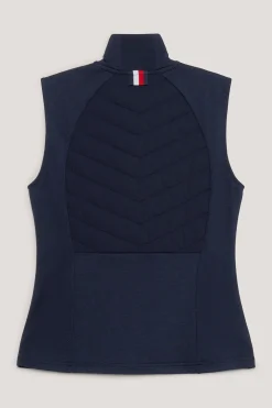 tommyhilfigerequestrian Tommy Hilfiger Equestrian Gramercy Isolert Dame Hybrid Vest DesertSky