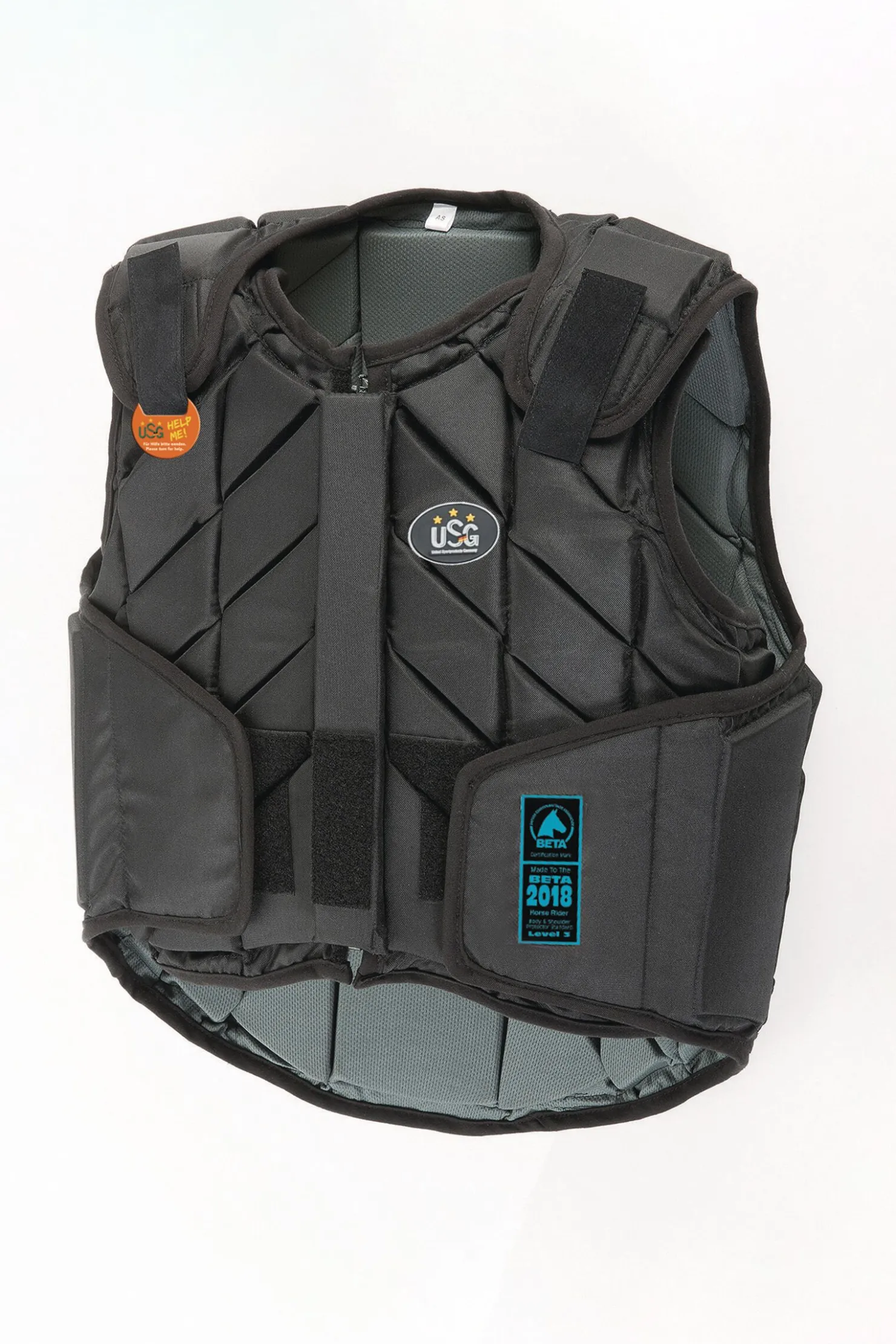 Hot usg sikkerhetsvest Eco-Flexi, barn Black
