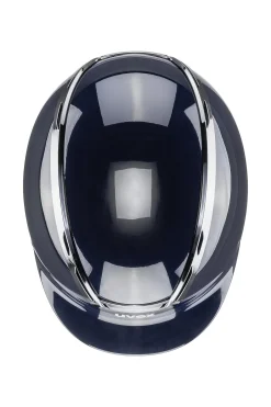 Sale uvex Exxeed Shiny Chrome Ridehjelm navyglossy