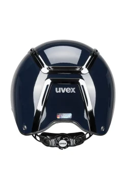 Sale uvex Exxeed Shiny Chrome Ridehjelm navyglossy