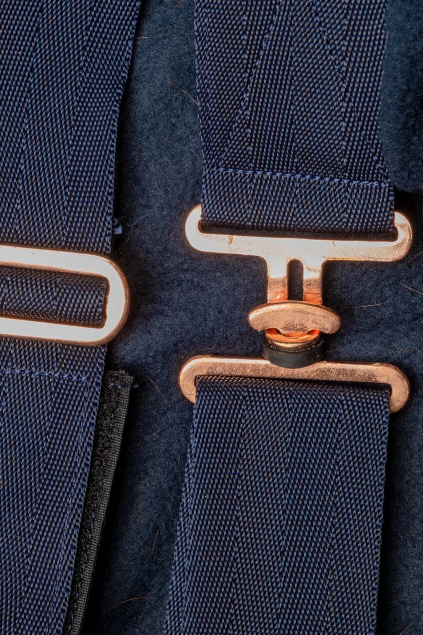 Online waldhausen Modern Rosé Fleece Rug Navy/Rosegold