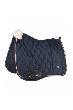 Sale waldhausen Modern Rosé Jumping Saddle Pad Navy/Rosegold