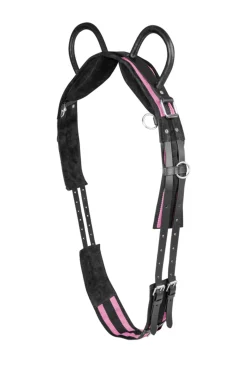 waldhausen Surcingle med to håndtak black/pinkrose