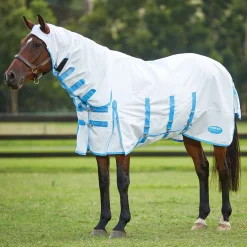 Clearance weatherbeeta Comfitec eksemdekken med fast hals White/Blue