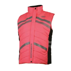 New weatherbeeta reflekterende, vattert vest, voksen Hotneonpink