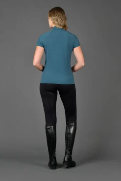 Sale weatherbeeta Sutton kortermet skjorte for kvinner IndianTeal