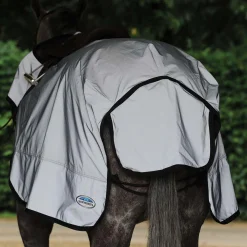 weatherbeeta Wrap Around reflekterende ridedekken Silver/Black