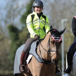 weatherbeeta Wrap Around reflekterende ridedekken Silver/Black